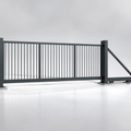 Schiebetor freitragend mit 20x20 VKR